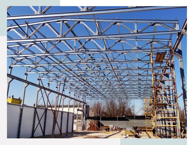 Строительство цехов в Биробиджан от 608 руб. под ключ