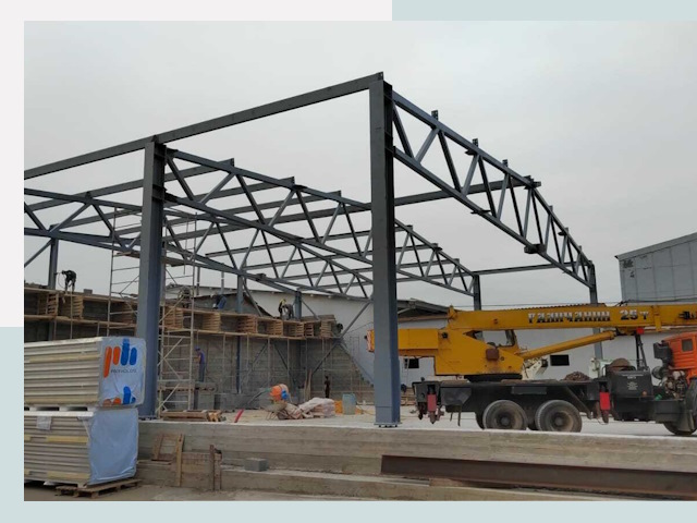 Строительство цехов в Биробиджане