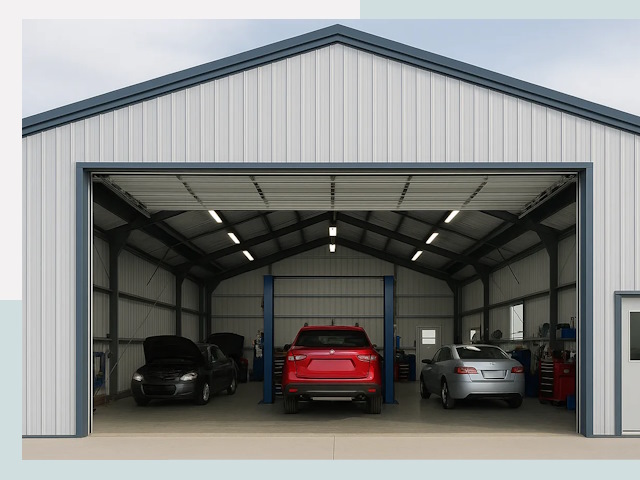 Ангары из сэндвич панелей от 608 руб. в Биробиджан