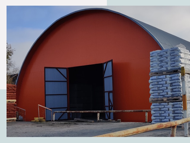 Полукруглые ангары по цене от 608 руб. в Биробиджан