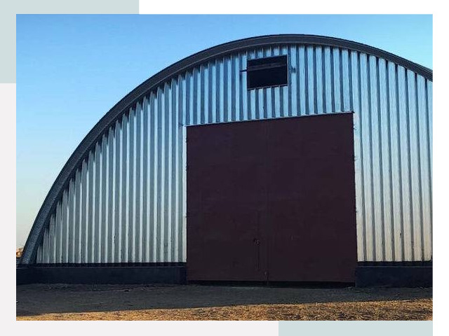 Бескаркасные ангары в Биробиджане