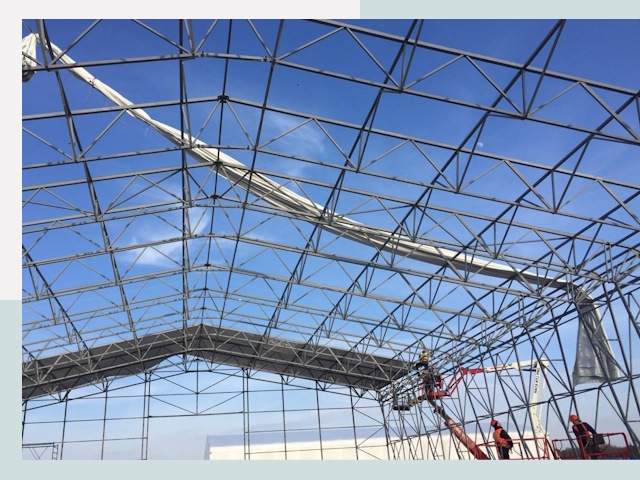 Шатровые ангары от 608 руб. в Биробиджане и Еврейская автономной области