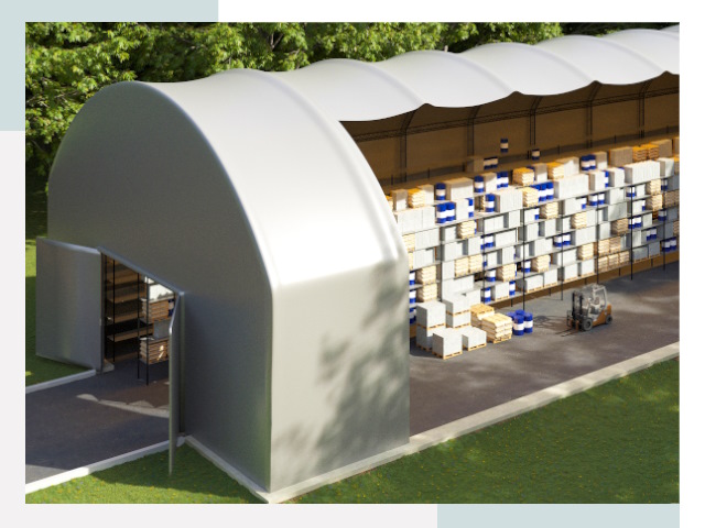 Тентовые ангары в Биробиджане