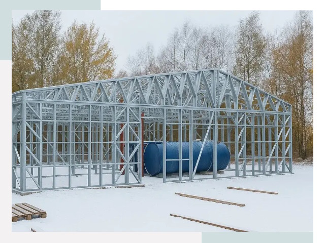 Металлические ангары в Биробиджане