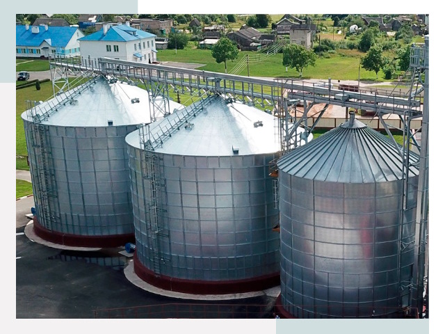 Металлические силосы в Биробиджане