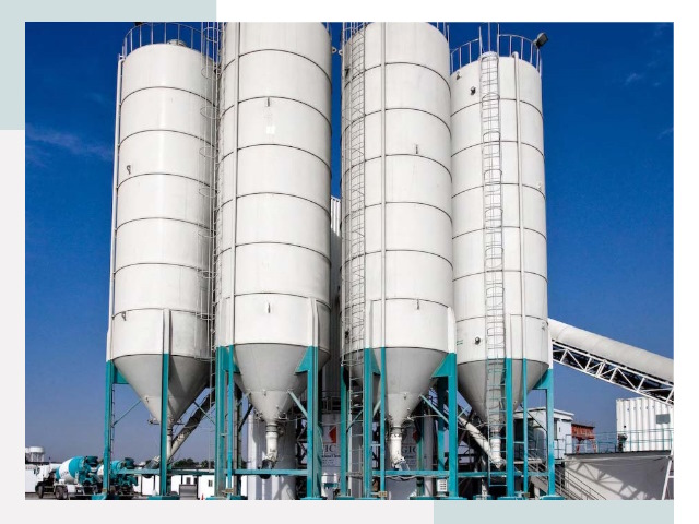 Строительство цементных силосов в Биробиджане