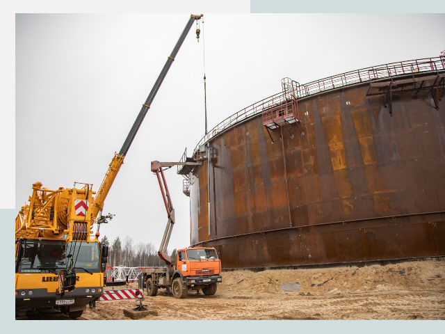 Монтаж резервуаров в Биробиджане от 608 руб. за м³