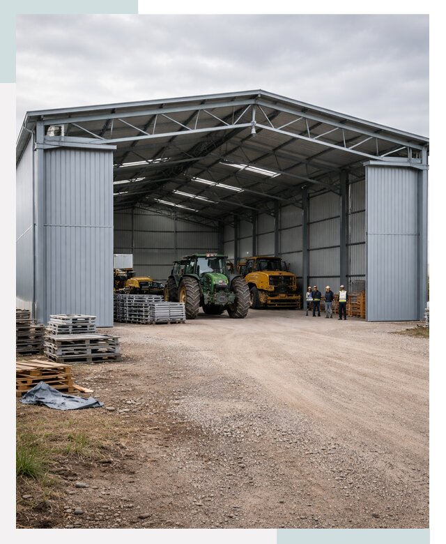 Ангары для сельхозтехники в Биробиджане от 20276 р. | СтальСтрой-Брб