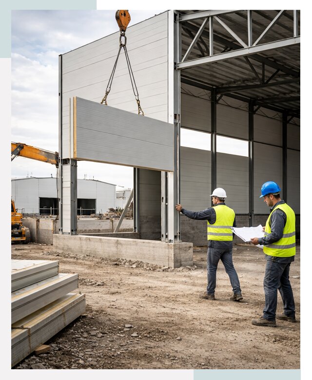 Склад из сэндвич панелей под ключ в Биробиджане от 9631 р. | СтальСтрой-Брб