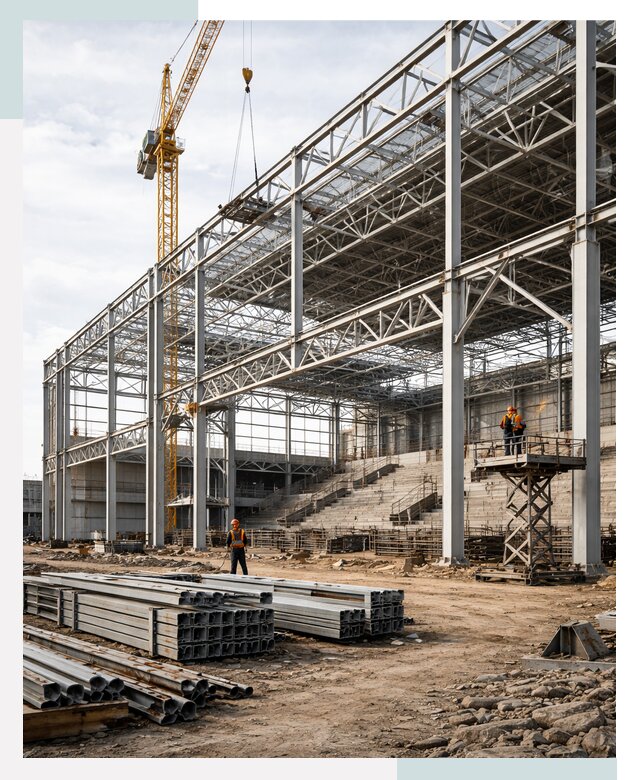 Строительство спортивных комплексов в Биробиджане от 30414 р. | СтальСтрой-Брб